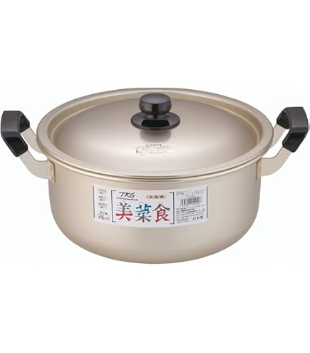 Amazon｜北陸アルミニウム(Hokuriku Alumi) 両手鍋 32cm [ガス火専用